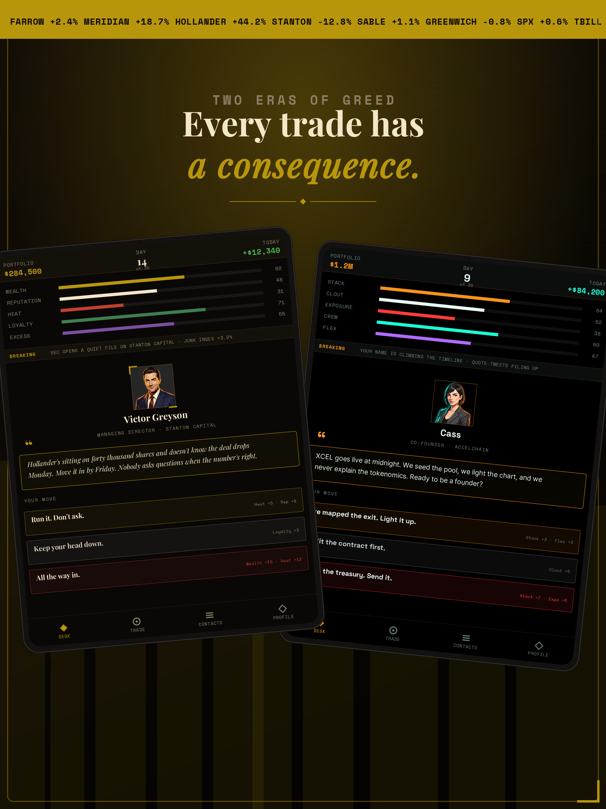 Inside Job on iPad: two eras of greed